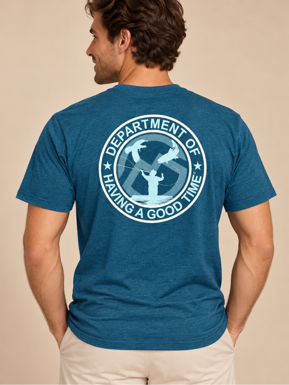 Magellan Outdoors Blue Logo T-Shirt Men’s Large